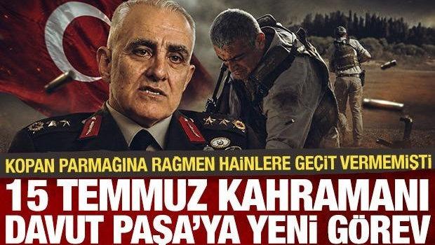 15 Temmuz hain darbe girişiminde kışlasını teslim etmeyen Davut Ala paşaya yeni g&ouml;rev