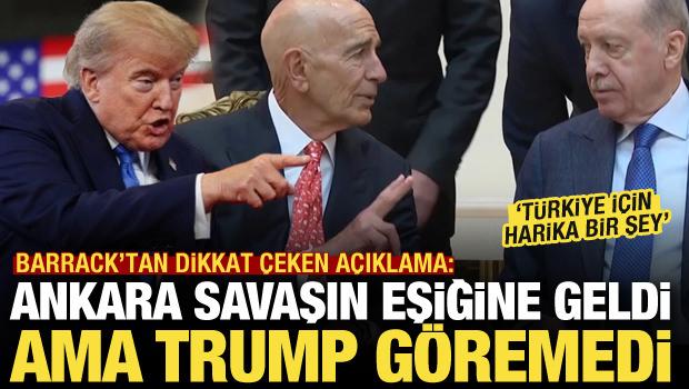 Barrack: İsrail'in T&uuml;rkiye'yle savaşa &ccedil;ok yaklaştı ama Trump dahil kimse g&ouml;rmedi