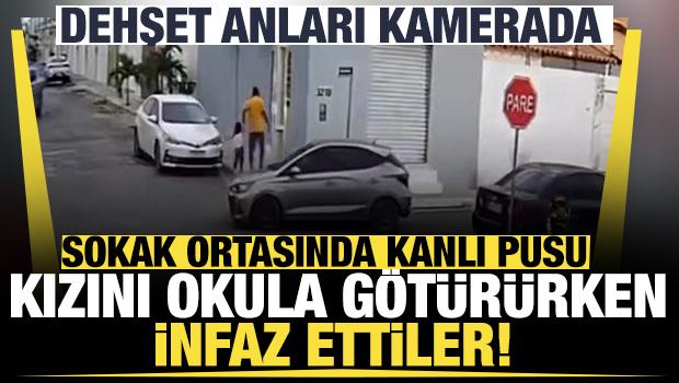 Brezilya'da kanlı pusu: Kızını okula g&ouml;t&uuml;ren baba g&uuml;peg&uuml;nd&uuml;z infaz edildi