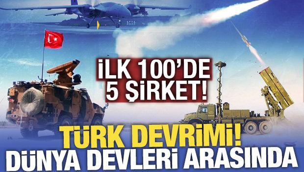T&uuml;rk savunma sanayisinin 5 şirketi d&uuml;nya devleri arasında