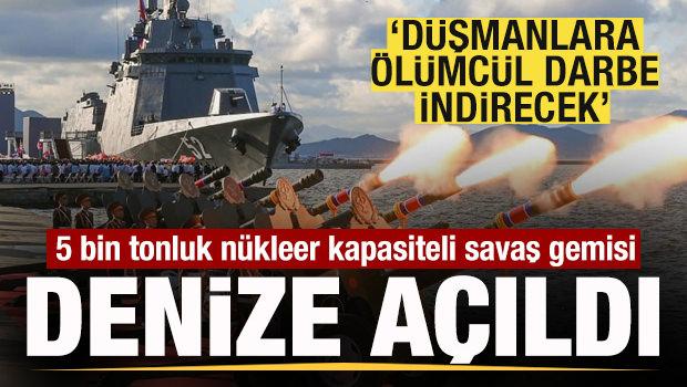 5 bin tonluk n&uuml;kleer kapasiteli savaş gemisi hizmete alındı! 