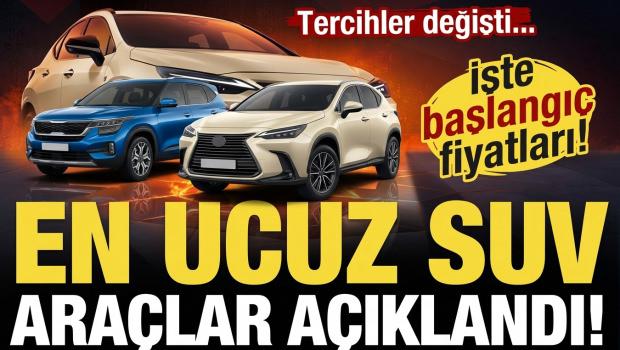  T&uuml;rkiye'de 2 milyon lira altı fiyata satılan SUV modeli belli oldu