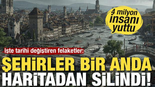 Şehirler haritadan silindi! İşte tarihi değiştiren felaketler: 4 milyon insanı yuttu 