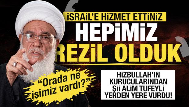 Şii alim Tufeyli'den Hizbullah eleştirisi: İsrail'e hizmet ettiniz, hepimiz rezil olduk