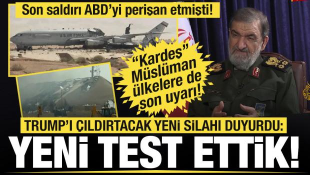 Son saldırıyla perişan olan ABD'ye k&ouml;t&uuml; haber! T&uuml;mgeneral Muhsin Rızai: 80 başlığa b&ouml;l&uuml;nen yeni f&uuml;zeyi test ettik