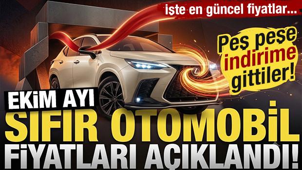 İndirim i&ccedil;in yarıştılar! İşte 2026 Ekim ayı kampanyalı sıfır km otomobil fiyatları!