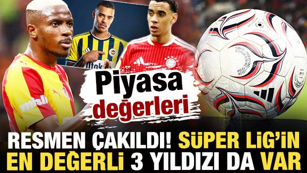 Piyasa değerleri resmen &ccedil;akıldı! Listede S&uuml;per Lig'in en değerli 3 yıldızı da var