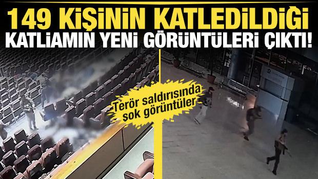 Moskova'da 149 kişinin &ouml;ld&uuml;ğ&uuml; konser salonu katliamının yeni g&ouml;r&uuml;nt&uuml;leri ortaya &ccedil;ıktı!