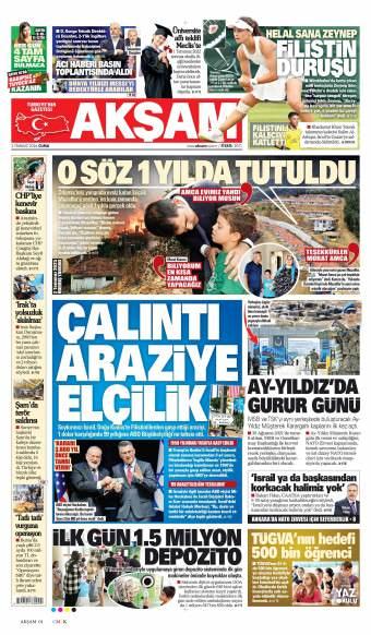 03 Temmuz 2026 Akşam Gazetesi Manşetleri