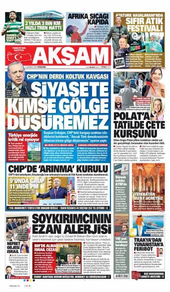 04 Haziran 2026 Akşam Gazetesi Manşetleri