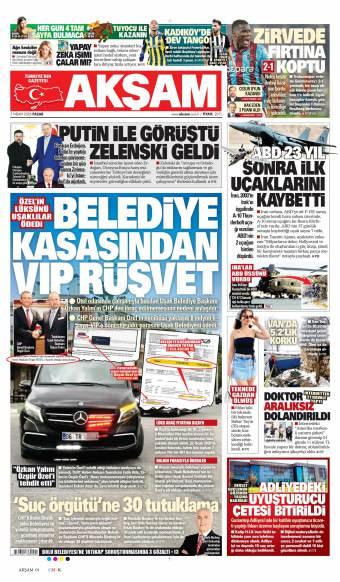 05 Nisan 2026 Akşam Gazetesi Manşetleri