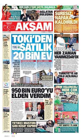 05 Haziran 2026 Akşam Gazetesi Manşetleri