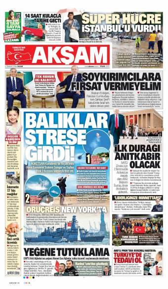 05 Temmuz 2026 Akşam Gazetesi Manşetleri