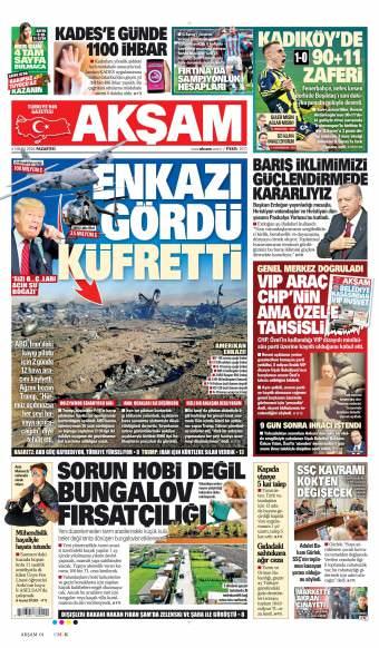 06 Nisan 2026 Akşam Gazetesi Manşetleri