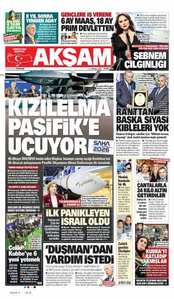 07 Mayıs 2026 Akşam Gazetesi Manşetleri