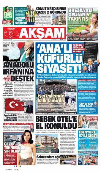 11 Şubat 2026 Akşam Gazetesi Manşetleri
