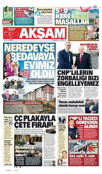 14 Şubat 2026 Akşam Gazetesi Manşetleri