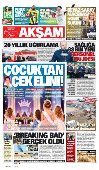 19 Ekim 2026 Akşam Gazetesi Manşetleri