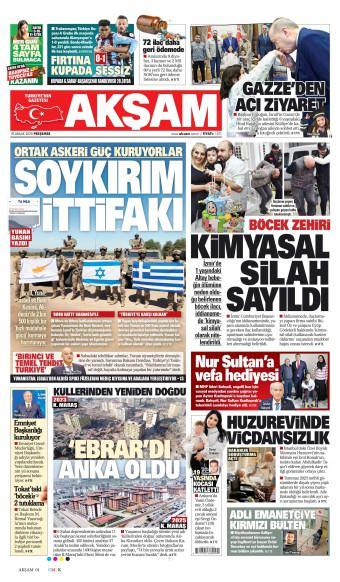 18 Aralık 2025 Akşam Gazetesi Manşetleri
