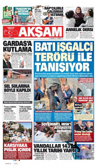 20 Ekim 2026 Akşam Gazetesi Manşetleri