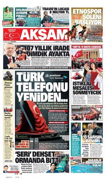 20 Mayıs 2026 Akşam Gazetesi Manşetleri