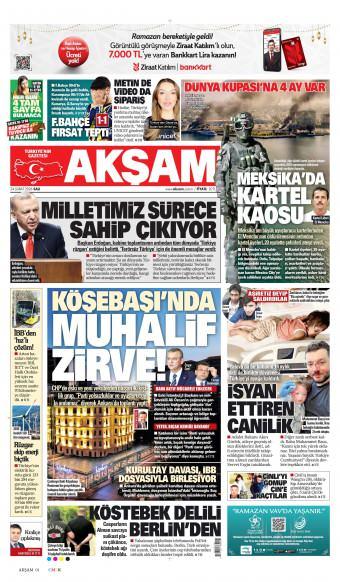 25 Şubat 2026 Akşam Gazetesi Manşetleri
