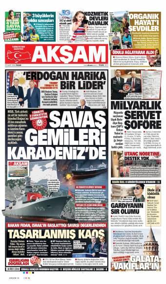 29 Mart 2026 Akşam Gazetesi Manşetleri