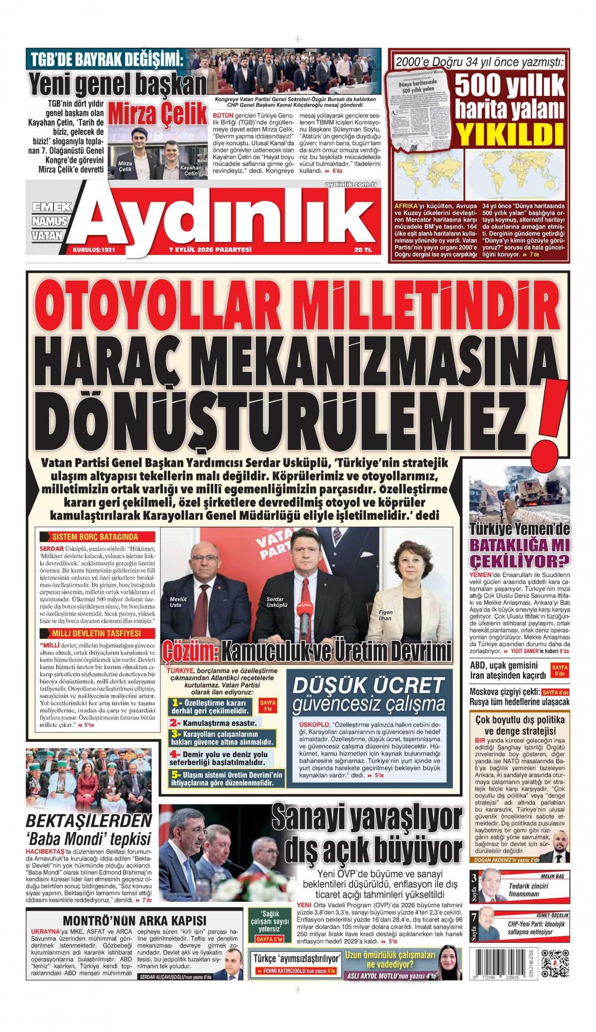 Aydınlık Gazetesi