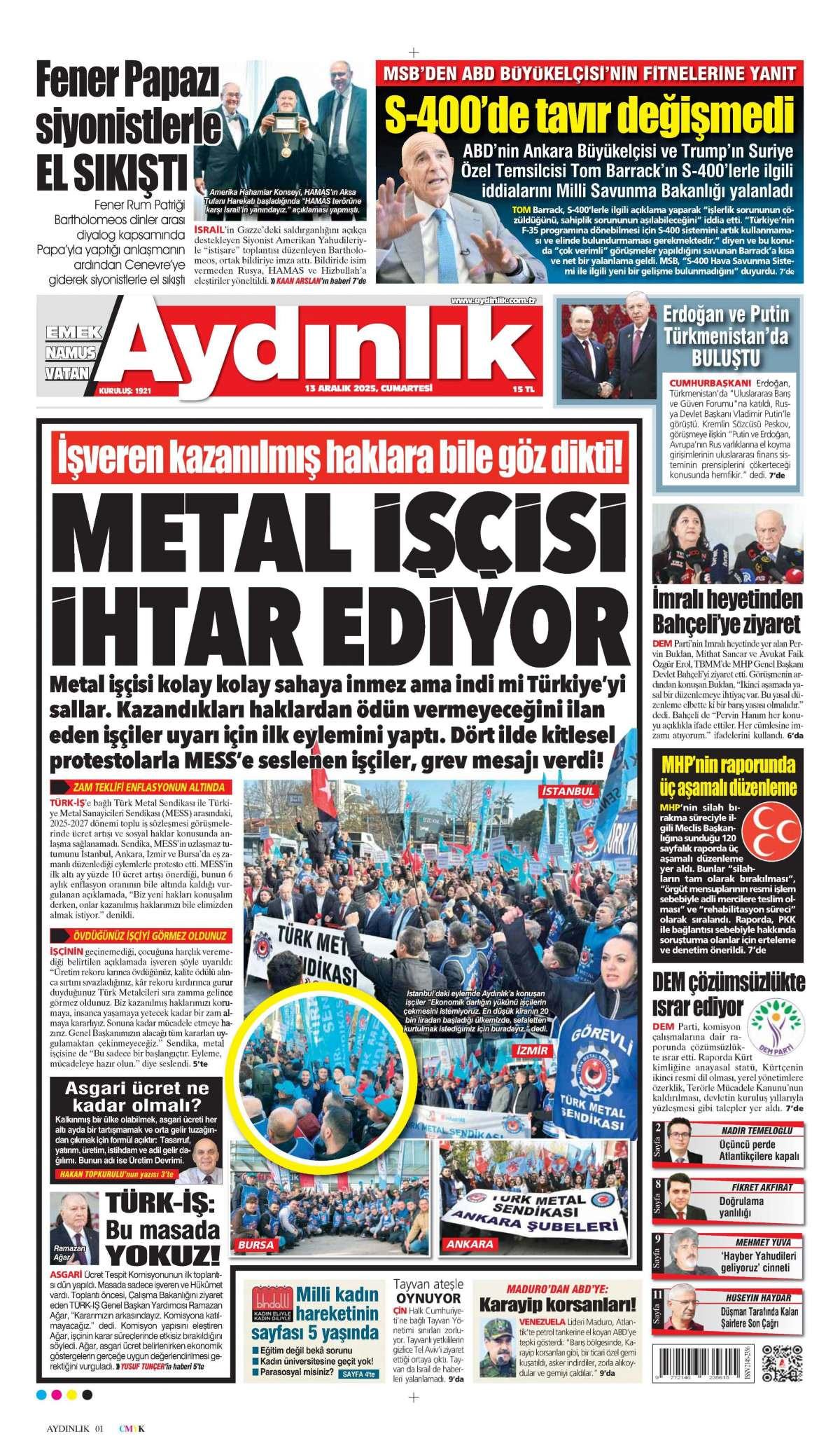 Aydınlık Gazetesi