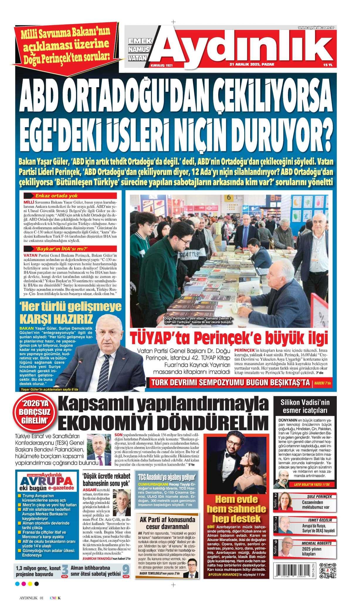 Aydınlık Gazetesi