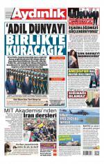 21 Mayıs 2026 Aydınlık Gazetesi Manşetleri
