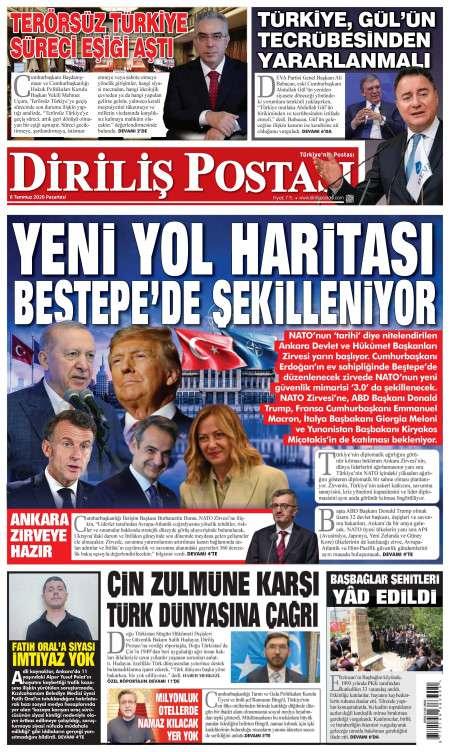 06 Temmuz 2026 Diriliş Postası Gazetesi Manşetleri