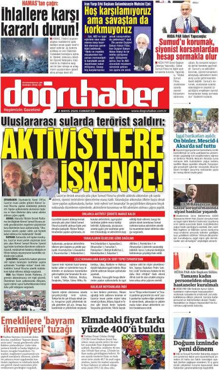 02 Mayıs 2026 Doğru Haber Gazetesi Manşetleri