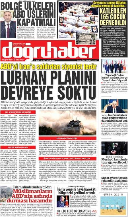 05 Mart 2026 Doğru Haber Gazetesi Manşetleri