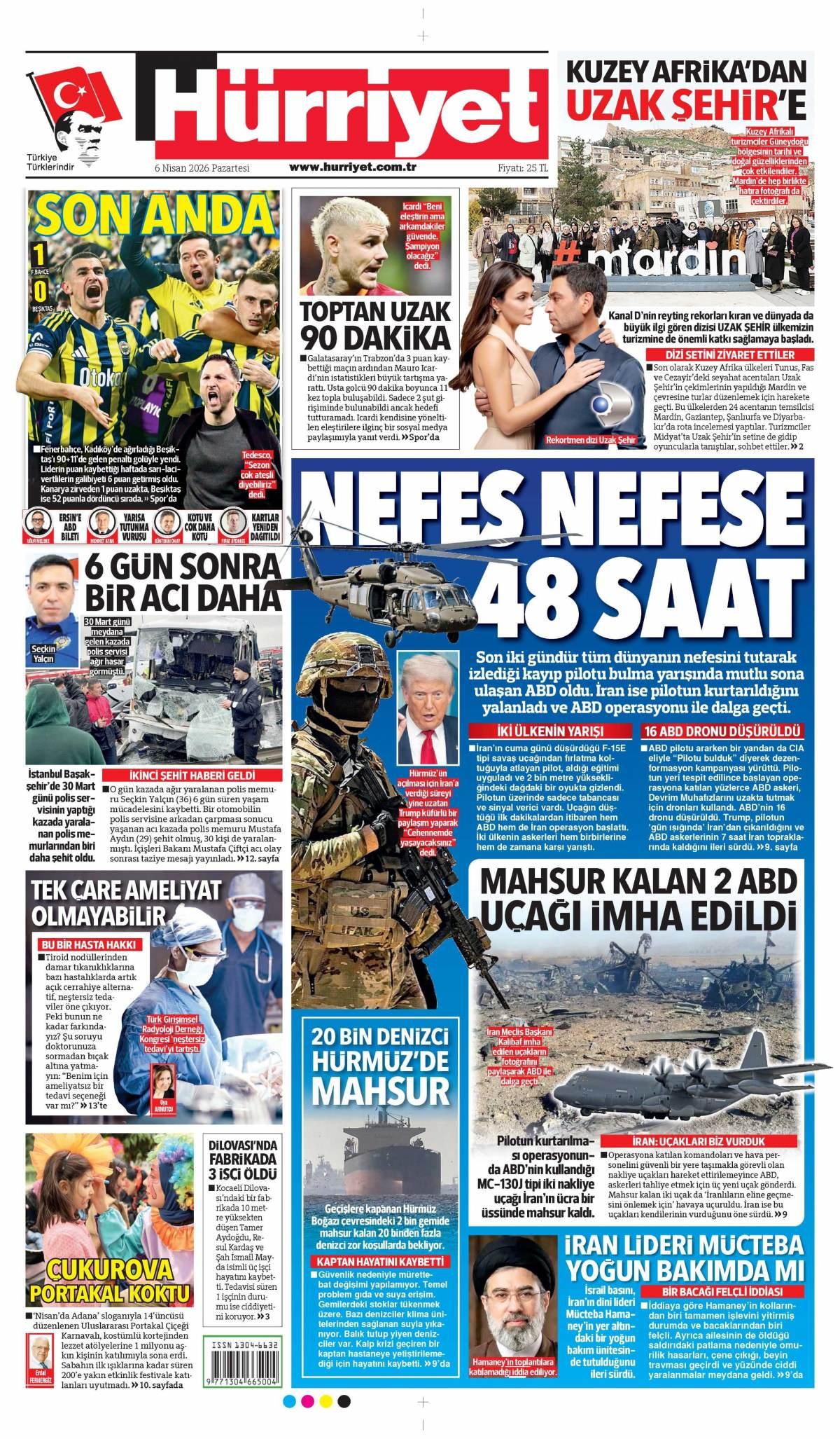 H&uuml;rriyet Gazetesi