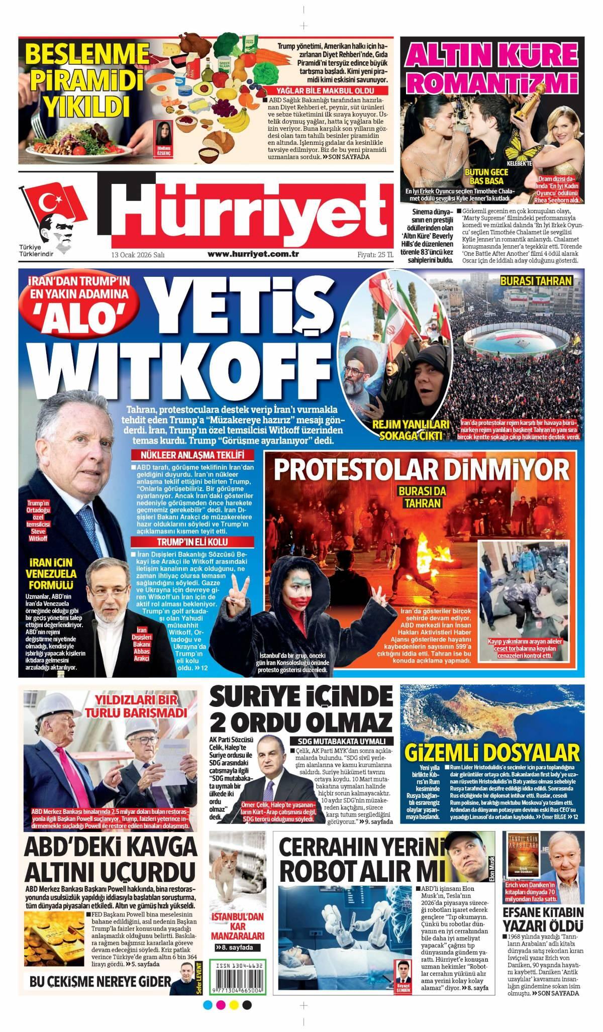 H&uuml;rriyet Gazetesi