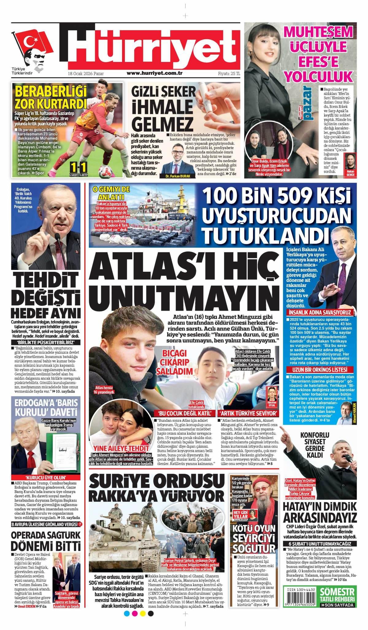 H&uuml;rriyet Gazetesi