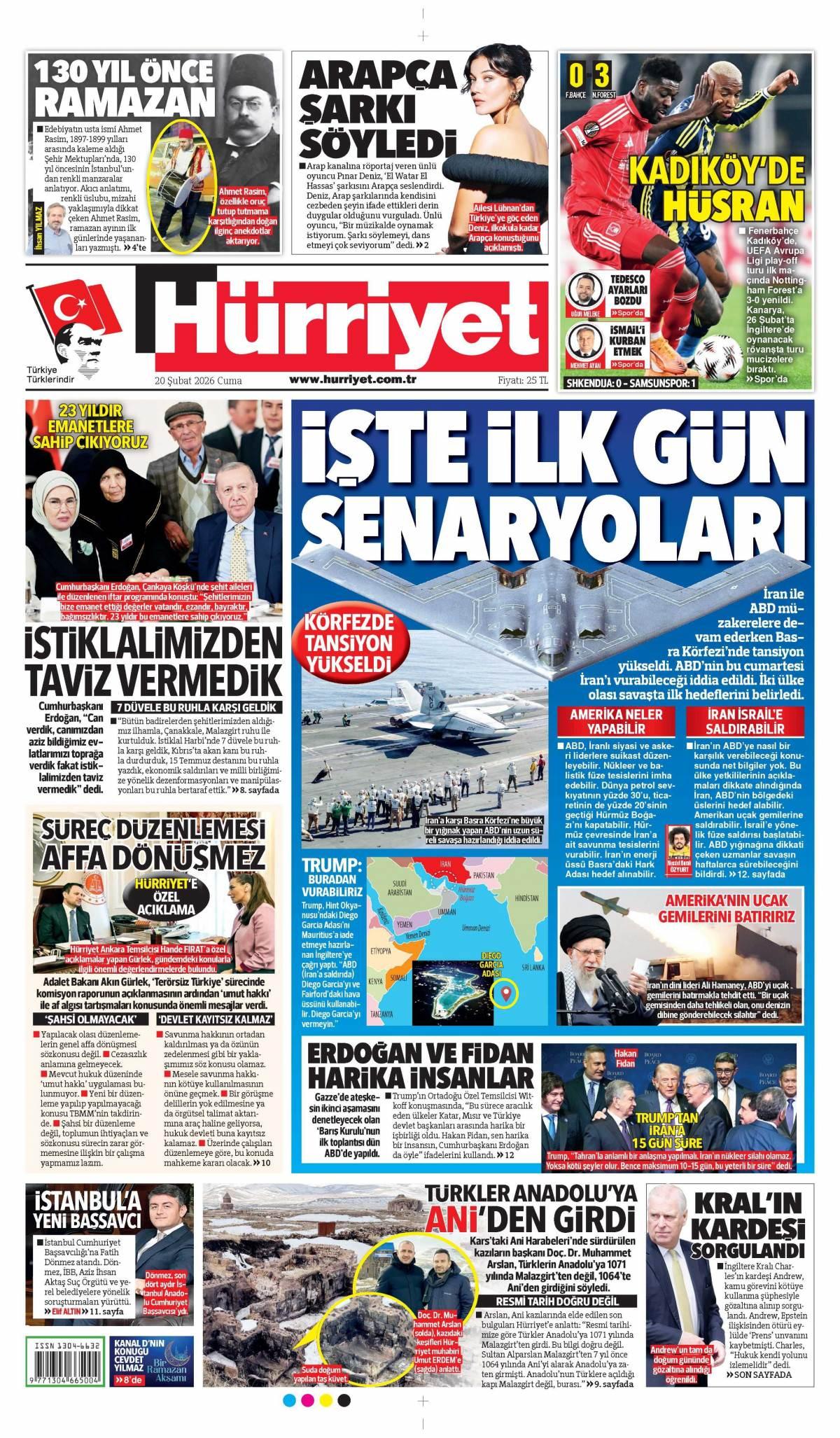 H&uuml;rriyet Gazetesi
