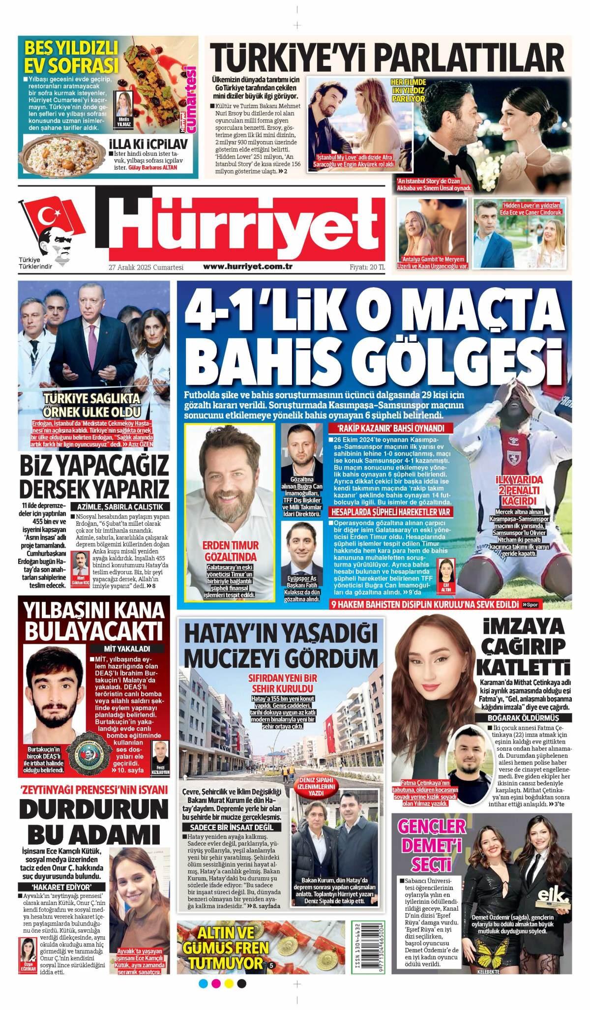 H&uuml;rriyet Gazetesi