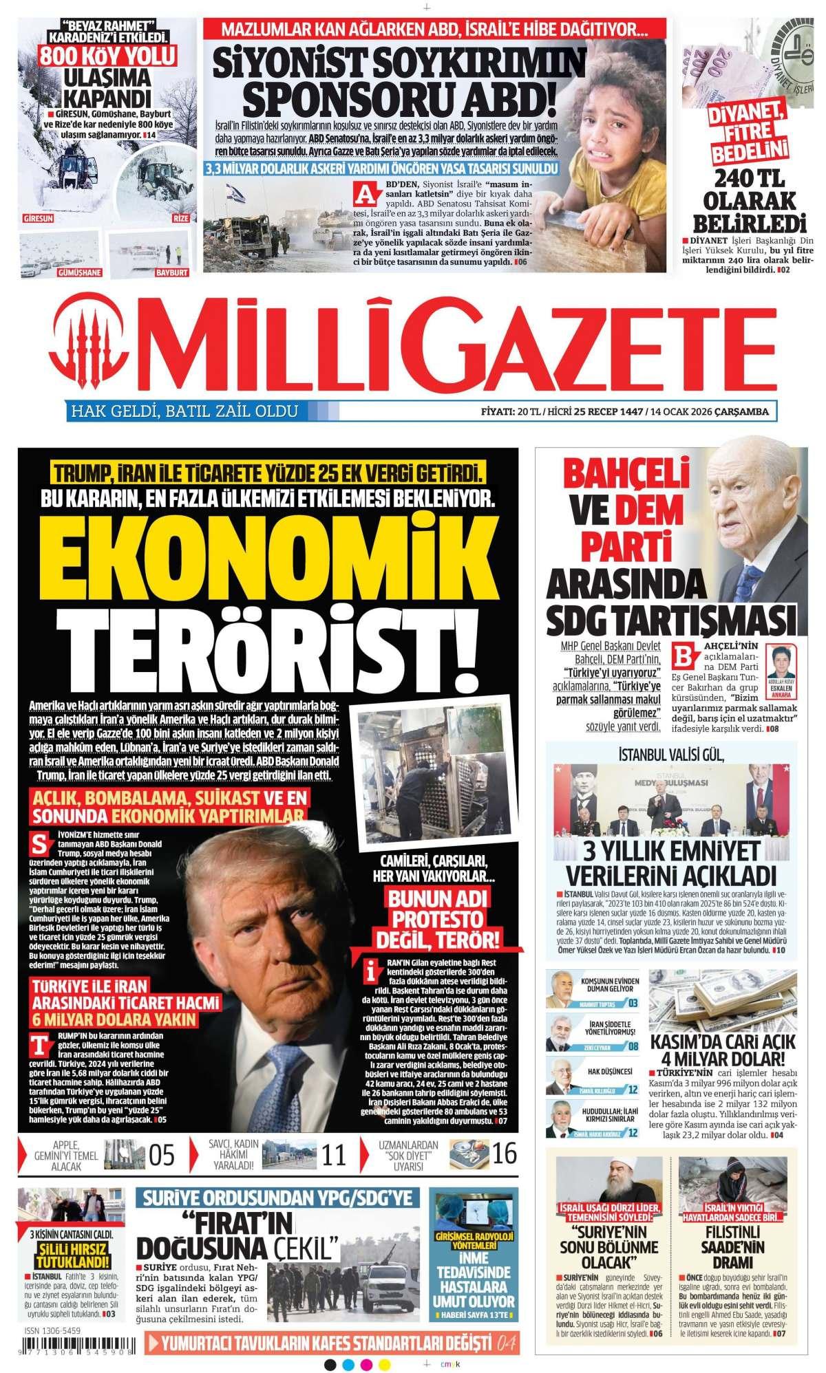 Milli Gazete Gazetesi