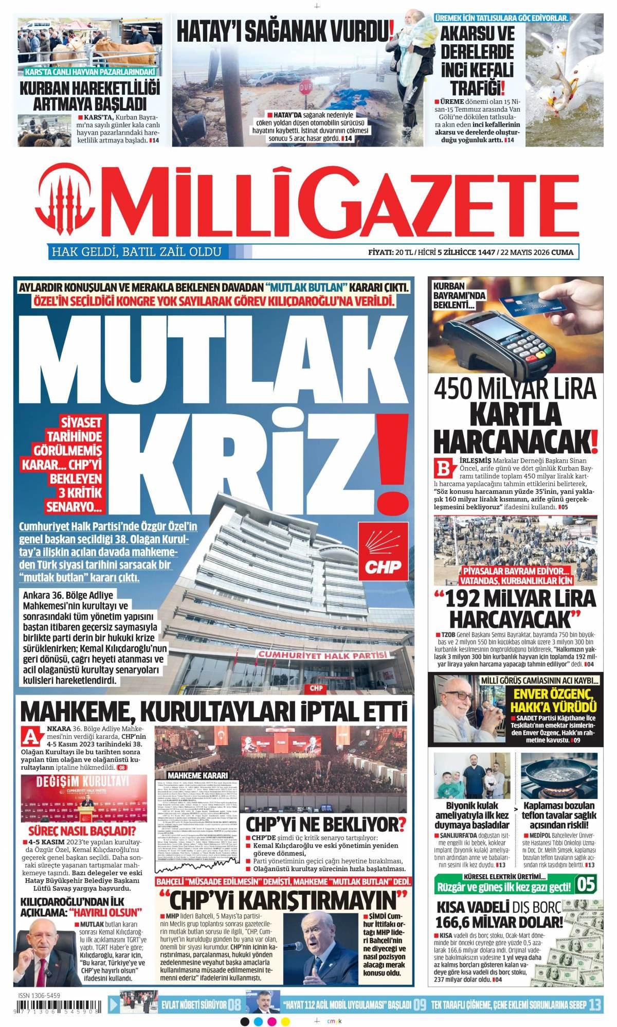 Milli Gazete Gazetesi