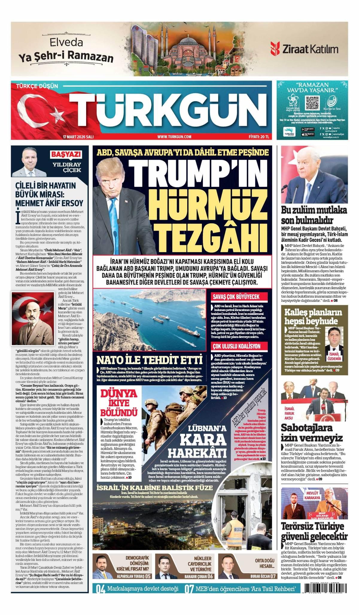 T&uuml;rkg&uuml;n Gazetesi
