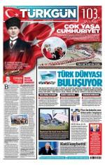 29 Ekim 2026 Türkgün Gazetesi Manşetleri