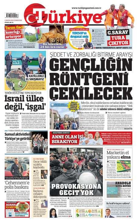 02 Mayıs 2026 Türkiye Gazetesi Manşetleri