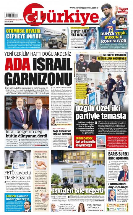 18 Haziran 2026 Türkiye Gazetesi Manşetleri