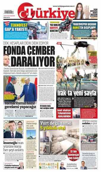 02 Ekim 2026 Türkiye Gazetesi Manşetleri