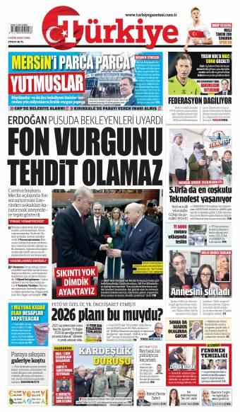 03 Ekim 2026 Türkiye Gazetesi Manşetleri