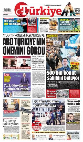 03 Temmuz 2026 Türkiye Gazetesi Manşetleri