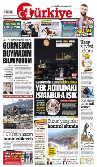 03 Ağustos 2026 Türkiye Gazetesi Manşetleri