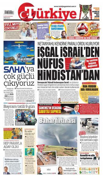 05 Mayıs 2026 Türkiye Gazetesi Manşetleri